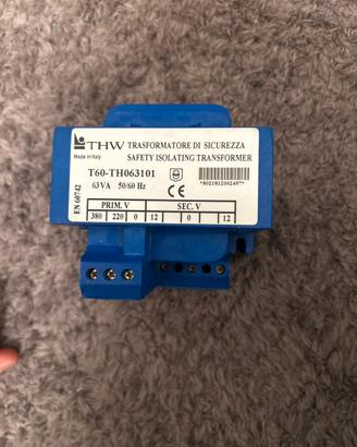 Trasformatore di sicurezza THW