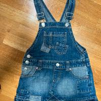 Gonna salopette di jeans “Benetton”
