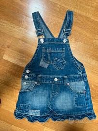 Gonna salopette di jeans “Benetton”