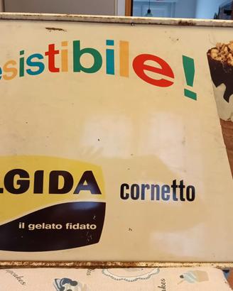 Tabella Vintage Gelati Algida Cornetto/Croccante