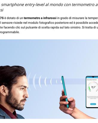 Smartphone con termometro