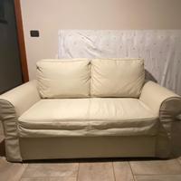 Divano letto due posti colore beige