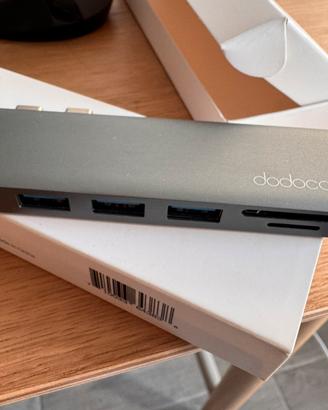 Hub in alluminio - thunderbolt type c hdmi