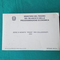 Serie divisionale moneta lira 2000 proof
