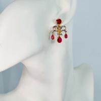 orecchini art decò stile antico 