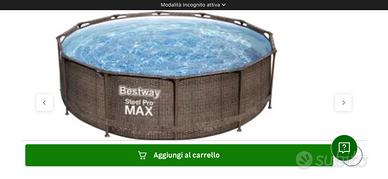 Piscina best way diametro 366 cm h 100