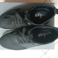 Hogan – Sneakers uomo Pelle e Lycra Nere Taglia 7