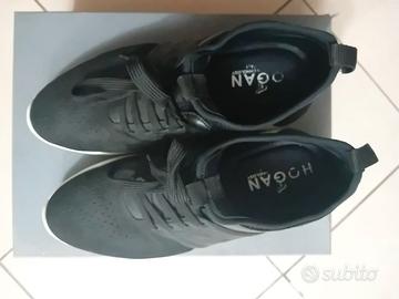 Hogan – Sneakers uomo Pelle e Lycra Nere Taglia 7