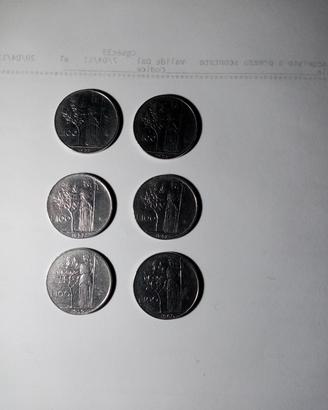 100 lire Minerva