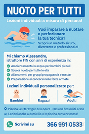 Lezioni private di nuoto
