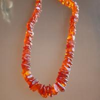 Collana in vera ambra Baltica vintage "anni 50"