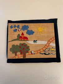 Album foto in rafia e argento