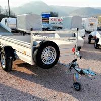 Carrello rimorchio auto mono asse in alluminio