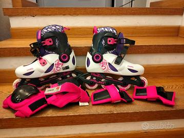 Pattini in linea Decathlon bambina