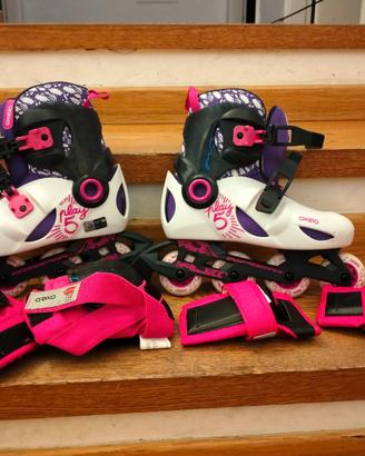 Pattini in linea Decathlon bambina