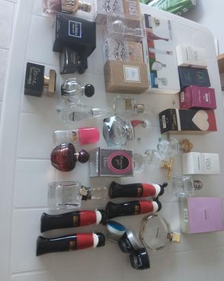 collezione  dei profumi 