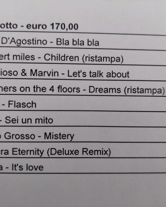 Dischi dance anni 90 vinile 12'   lotto 16