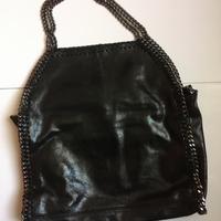 Borsa ecopelle con catena