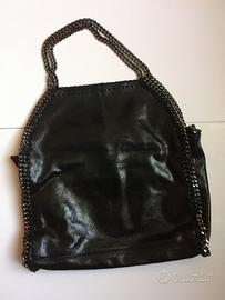Borsa ecopelle con catena