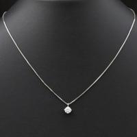 COLLANA PUNTO LUCE ORO BIANCO 18KT DIAMANTI 0.40CT