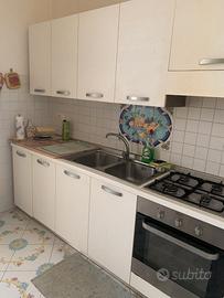 Cucina lineare con elettrodomestici Electrolux