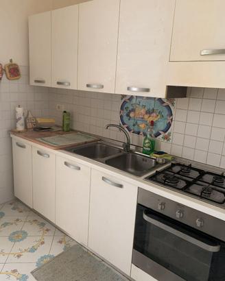Cucina lineare con elettrodomestici Electrolux
