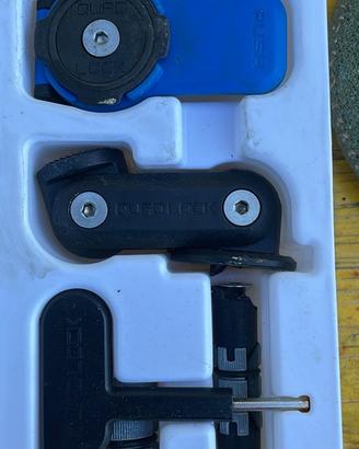 Quadlock motorcycle fork stem mount