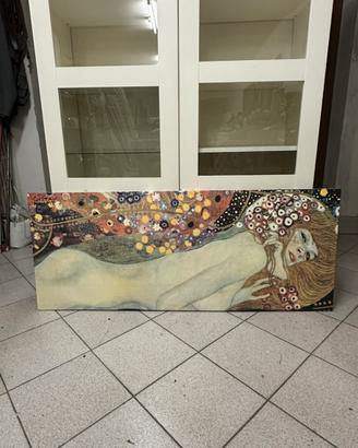 Quadro IKEA stampa Gustav Klimt 140x58