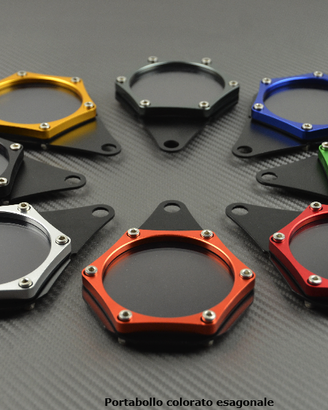 Portabollo colorato esagonale