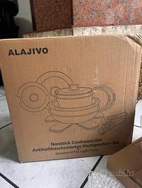 Set pentole 17 pz Alajivo Tedesco alluminio