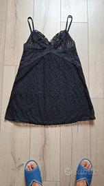 camicia da Notte  pizzo bluvelvet