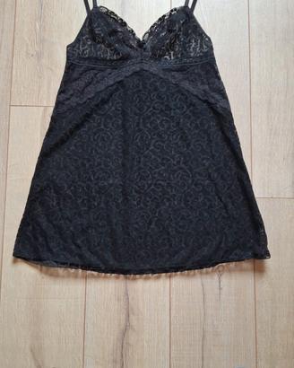 camicia da Notte  pizzo bluvelvet