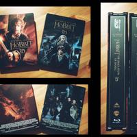 LO HOBBIT Blu Ray + Blu Ray 3D STEELBOOK
