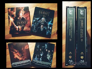 LO HOBBIT Blu Ray + Blu Ray 3D STEELBOOK
