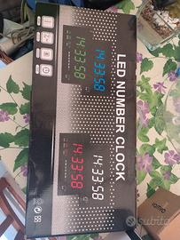 orologio led da parete