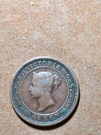 moneta antica regina vittoria 1870 