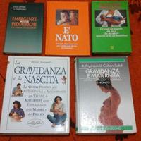 Lotto 5 libri gravidanza nascita puericultura