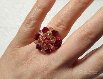 anelli cristalli Swarovski 