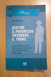 Libro "Gestire il progresso e difendere il trono"