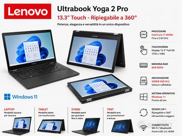 Lenovo Ultrabook Yoga 2 Pro 13.3’’  i7 Touch 500Gb
