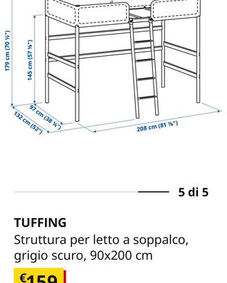 letto soppalco 