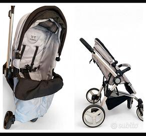 PASSEGGINO PLEBANI - Grigio/Nero - Come Nuovo