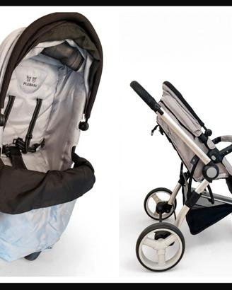 PASSEGGINO PLEBANI - Grigio/Nero - Come Nuovo