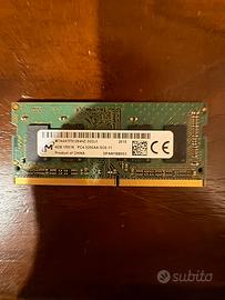 RAM DDR4 4GB Micron 3200MHz per Notebook Laptop