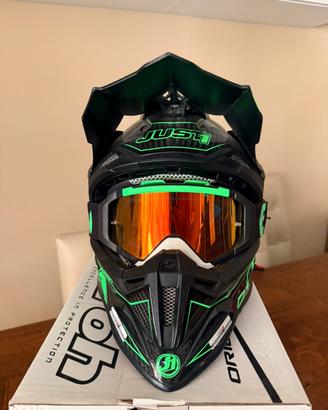 Casco Just 1 + mascherina Ethen