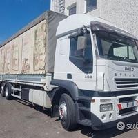 Iveco stralis 400 3 assi centinato+sponda