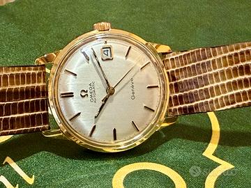 Omega Geneve Automatic ORO 18kt Linen Dial 👇🏻