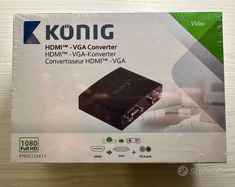 Konig convertitore HDMI - VGA + RCA jack