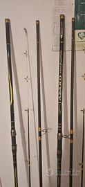 Attrezzatura surf casting.