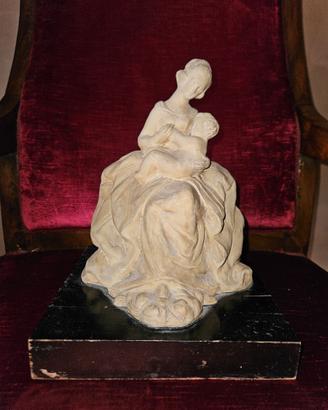 Statuina in terracotta antica firmata Tornati